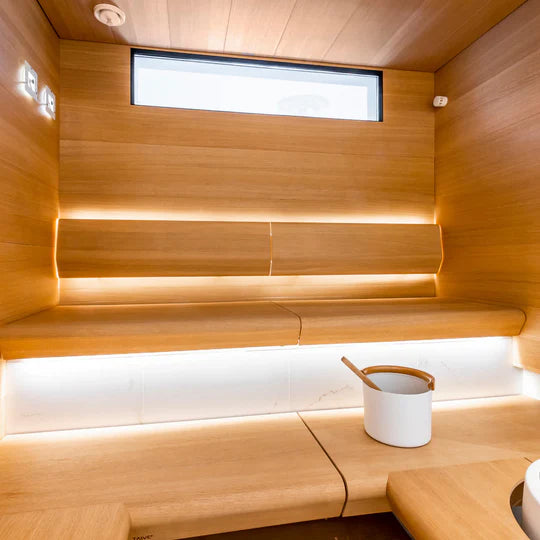 Cariitti Sauna Linear LED 6M + Spot – Belysning til saunabænk