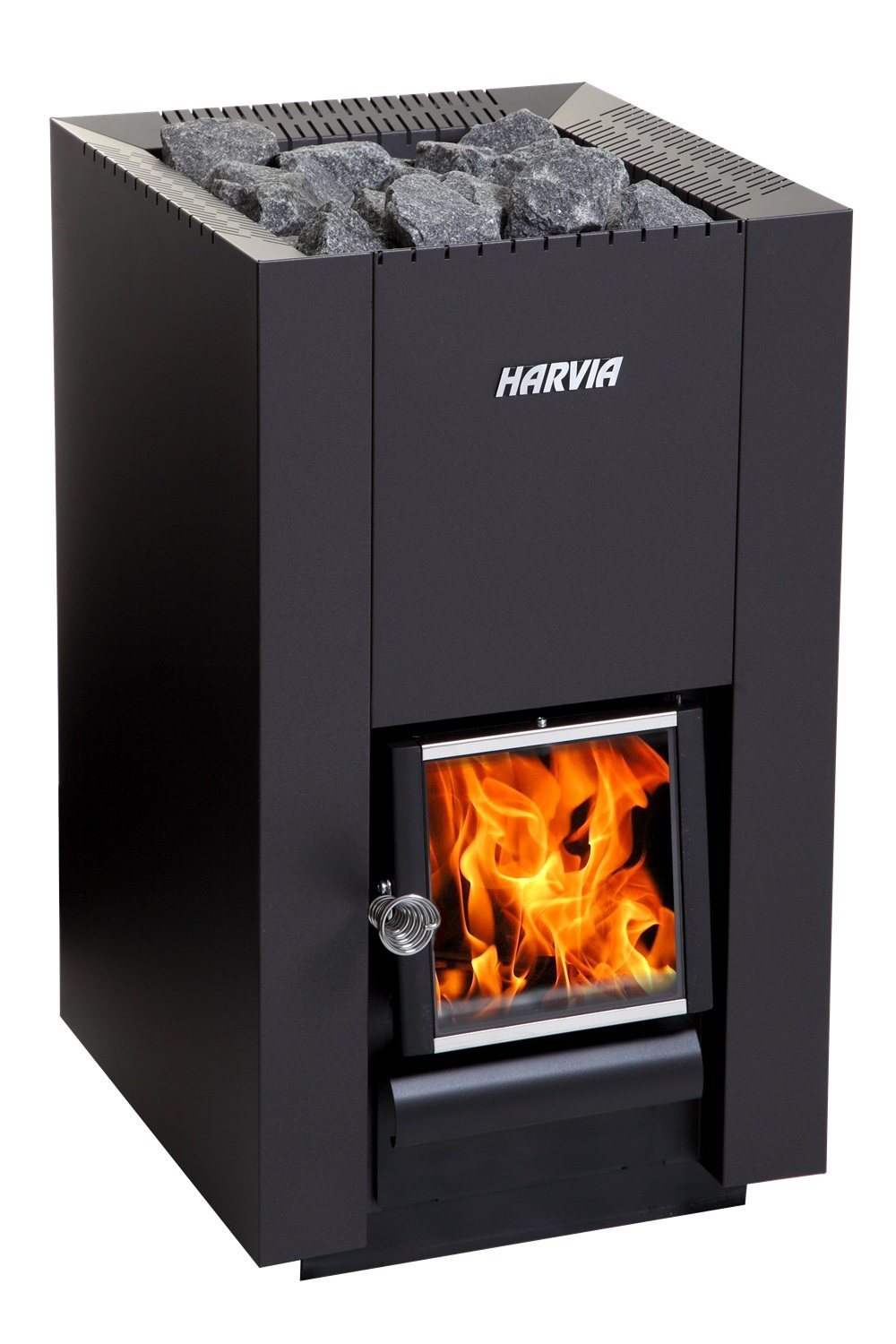 Harvia Linear 18 Compact Black – Brændefyret saunaovn
