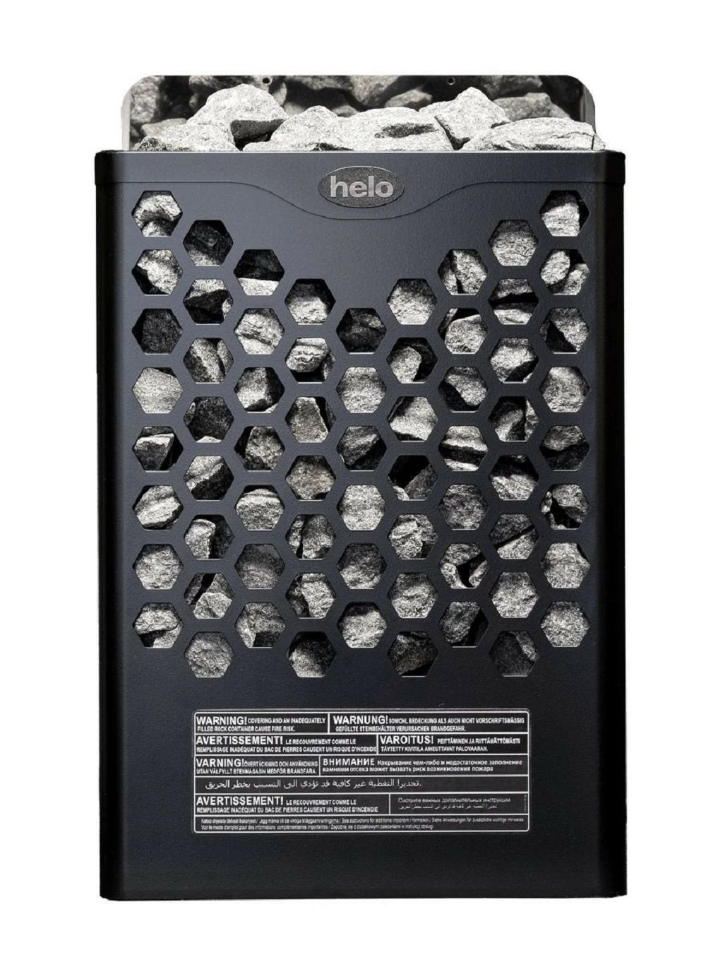 Helo Hanko 80 STJ – Elektrisk saunaovn 8,0 kW, Sort