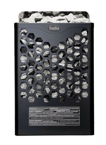 Helo Hanko 80 STJ – Elektrisk saunaovn 8,0 kW, Sort